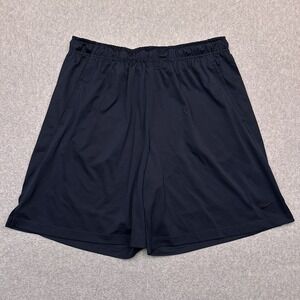 Nike Dri-FIT Training Shorts Men's‎ XXL Navy Blue 9" Drawstring Stretch 833265